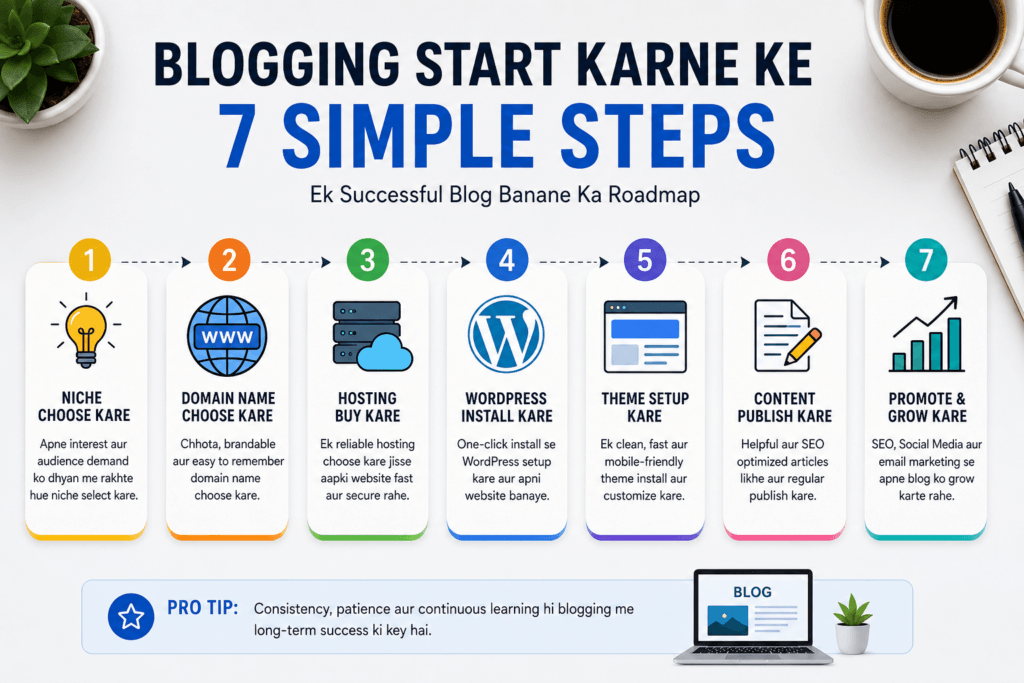 7 Simple Steps to Start Blogging