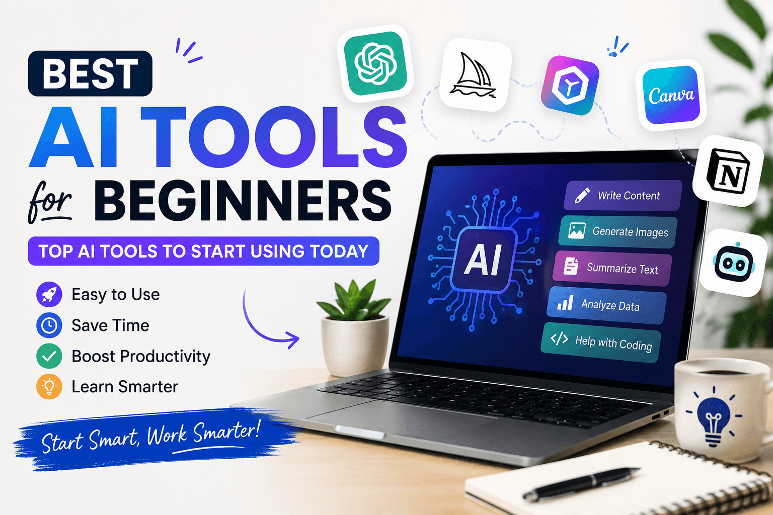 Best AI Tools for Beginners