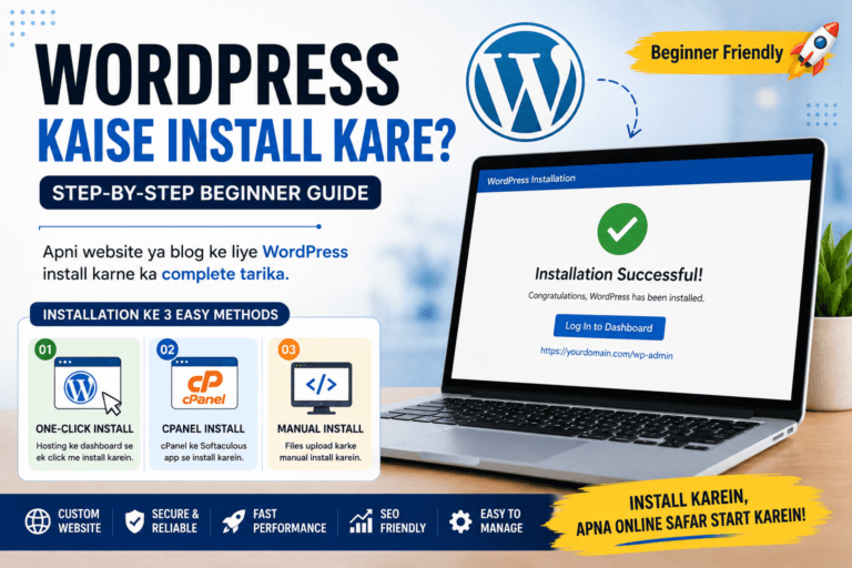 WordPress Kaise Install Kare