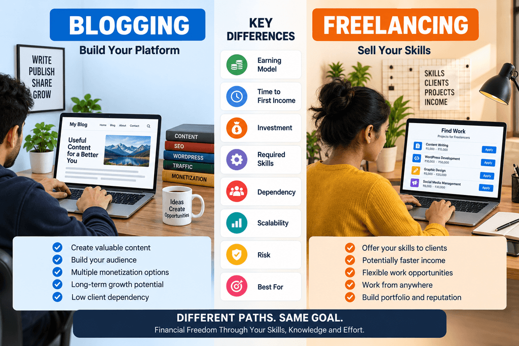 Blogging vs Freelancing