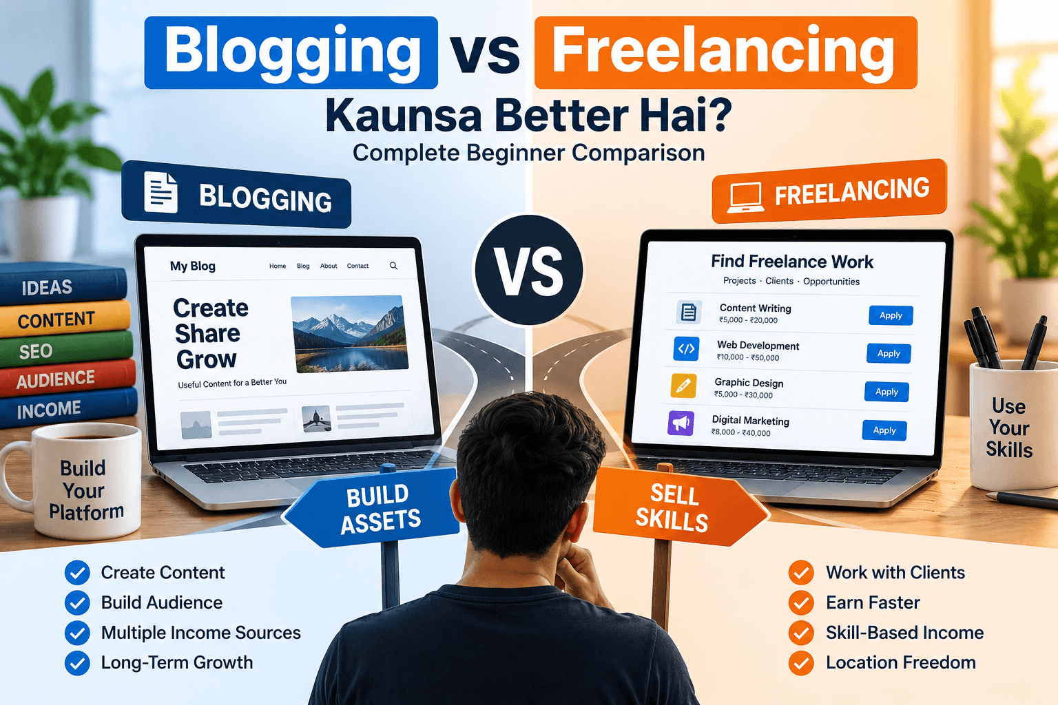 Blogging vs Freelancing