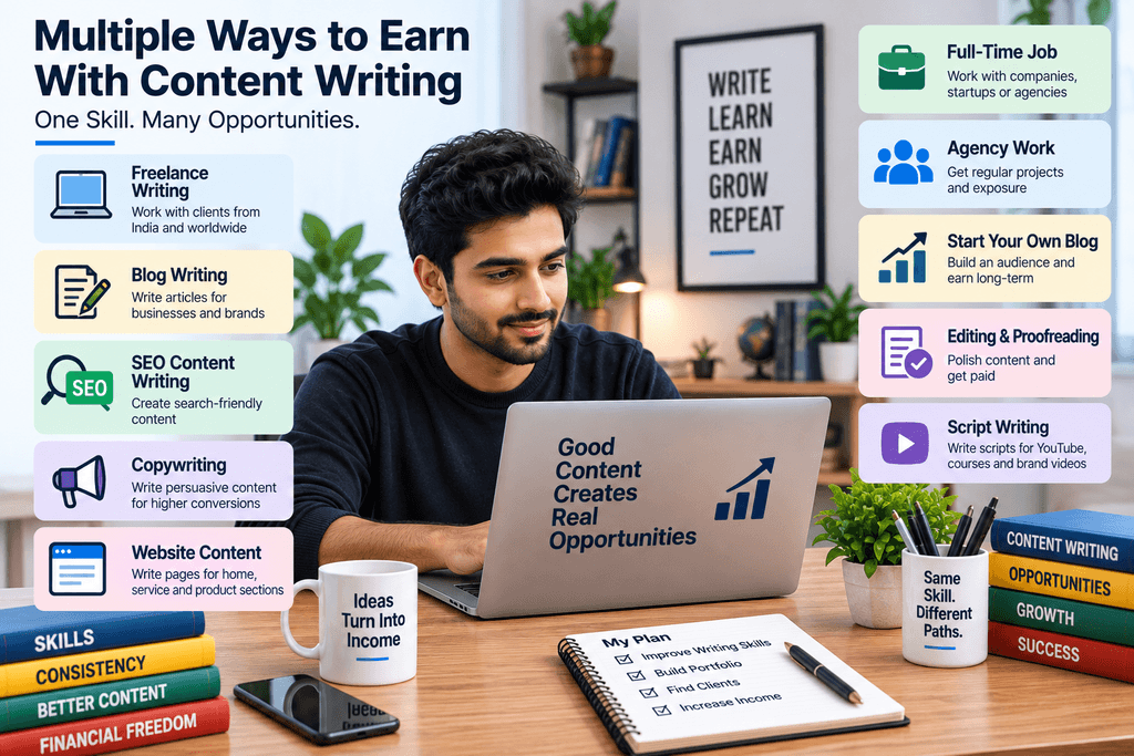 Content Writing Se Paise Kaise Kamaye