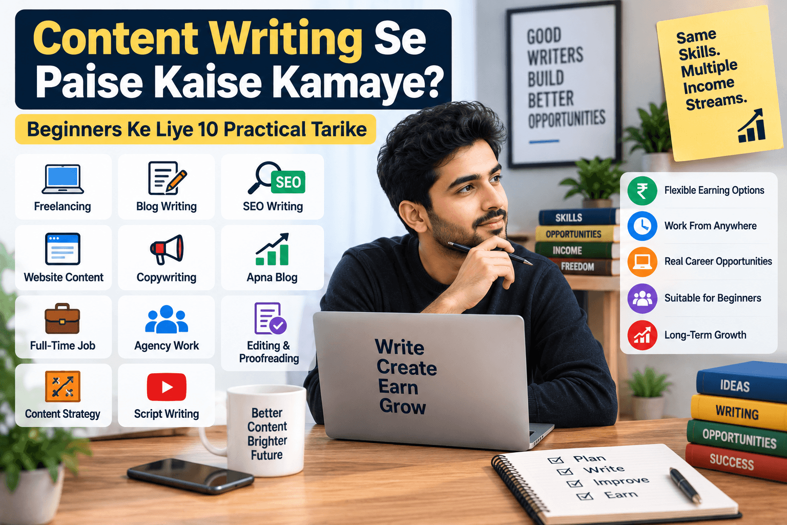 Content Writing Se Paise Kaise Kamaye