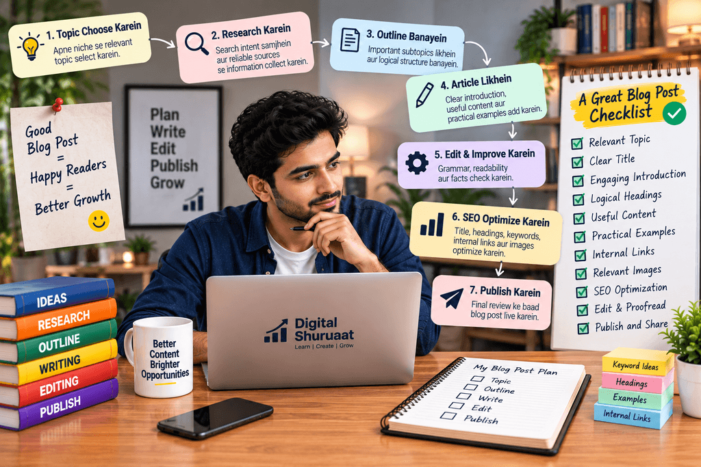 Blog Post Kaise Likhe Beginners Ke Liye